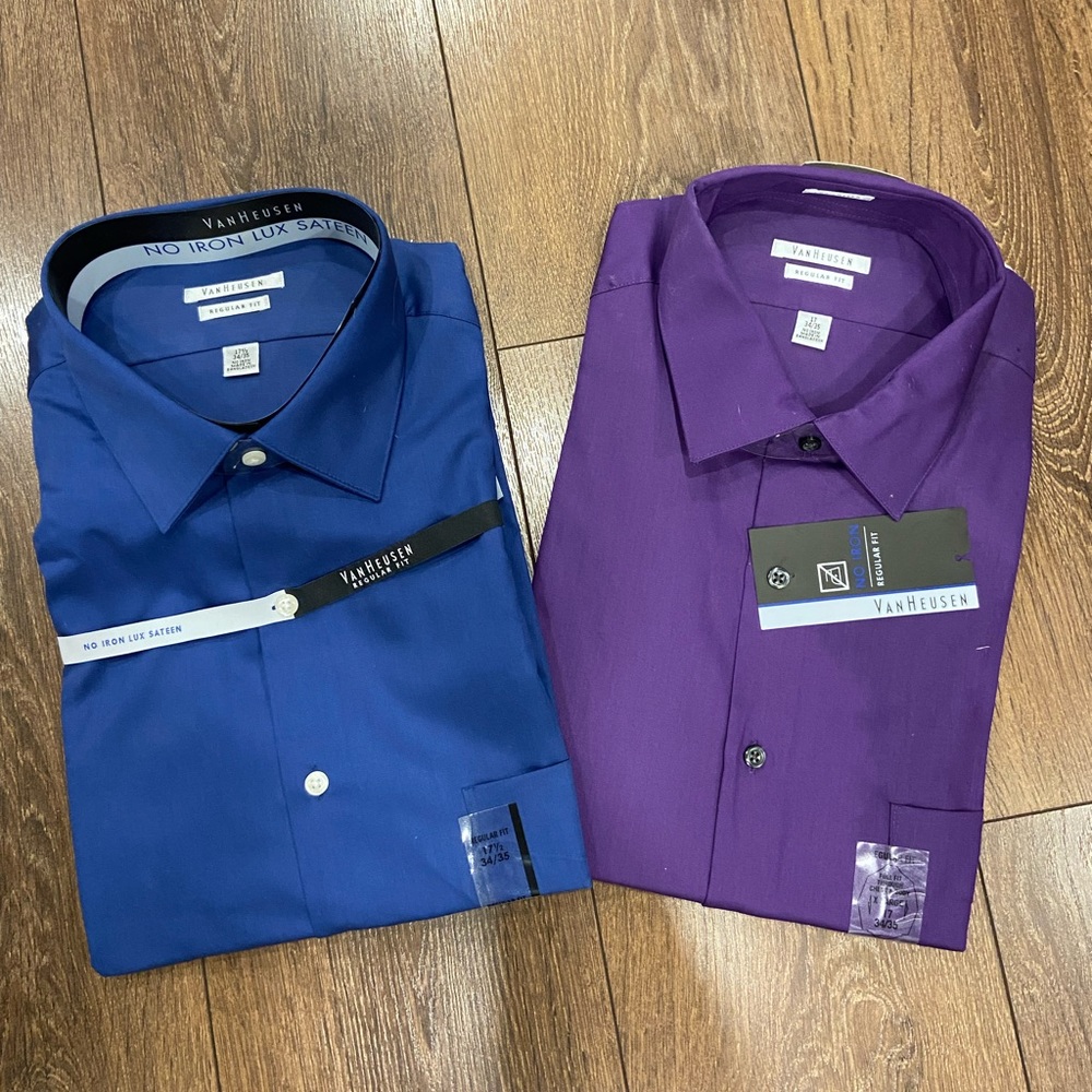 Brand new Van Heusen mens dress shirts